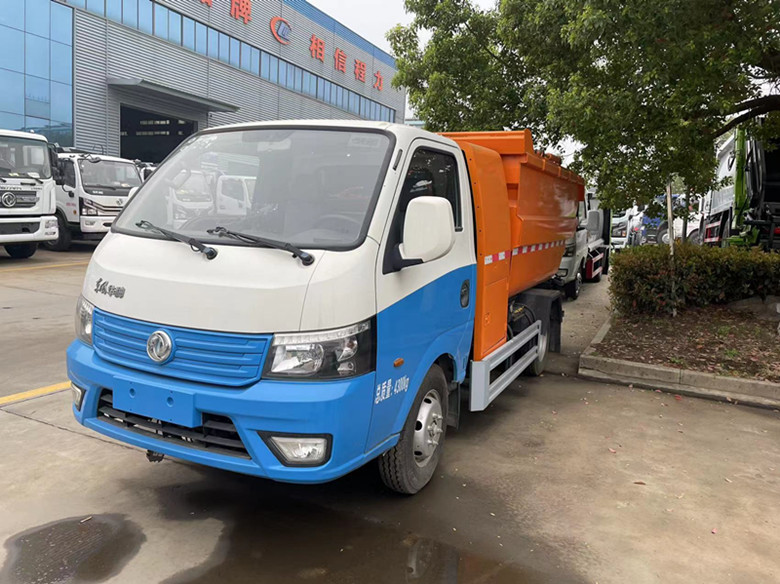 純電動(dòng)自裝卸式垃圾車(chē)