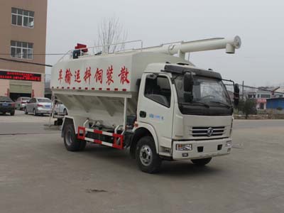 程力小型散裝飼料運(yùn)輸車
