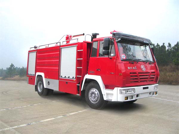 陜汽單橋泡沫消防車