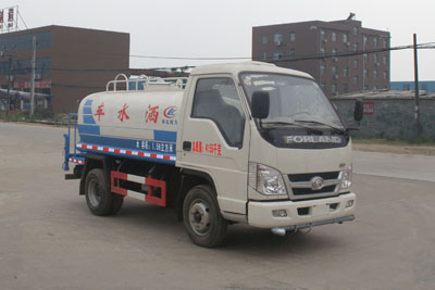 福田2方微型工地上專用灑水車